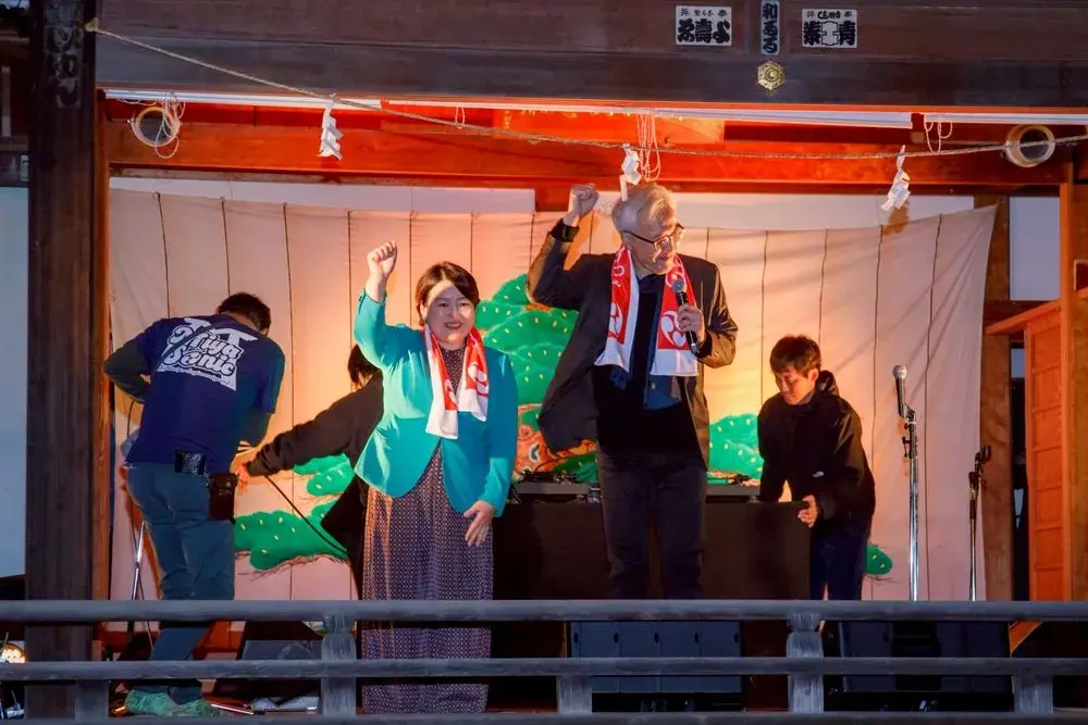 サックス奏者の演奏
